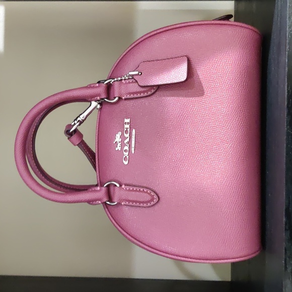 NWT! Sydney Satchel in SVR/Light Raspberry $344.99 /#CA202 - Picture 4 of 5